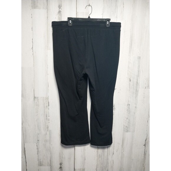 Torrid Pull On Ultra Soft Fleece Black Mid Rise Pant 1X - Picture 4 of 6